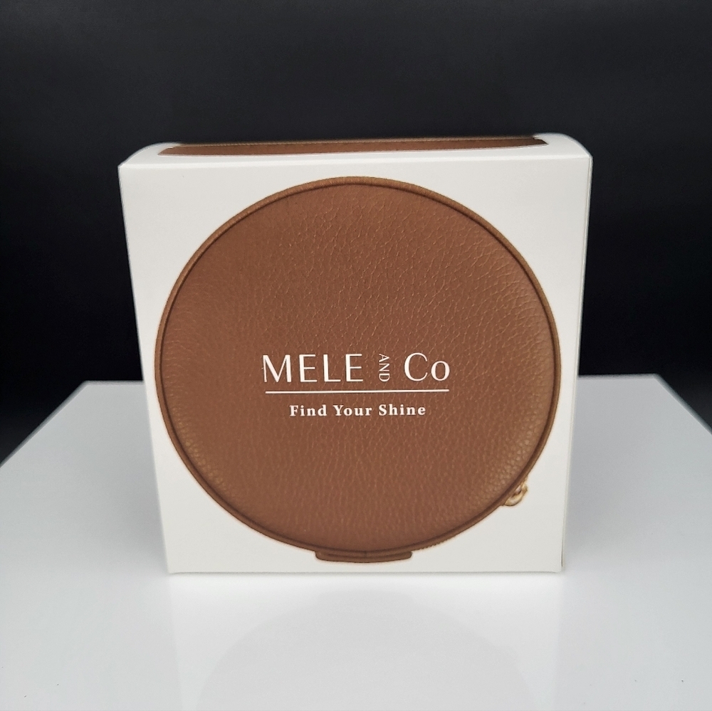CLEARANCE! Mele & Co. Leather and Velvet Passage Travel Jewelry Case, NIB